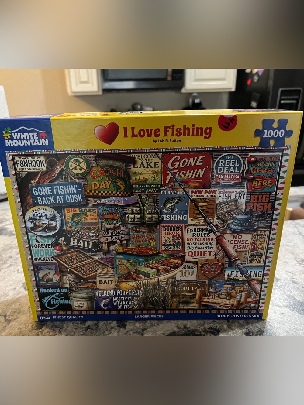 I LOVE FISHING PUZZLE